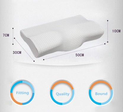 Premium Orthopedic Latex Neck Pillow for Ultimate Slow Rebound Comfort & Support