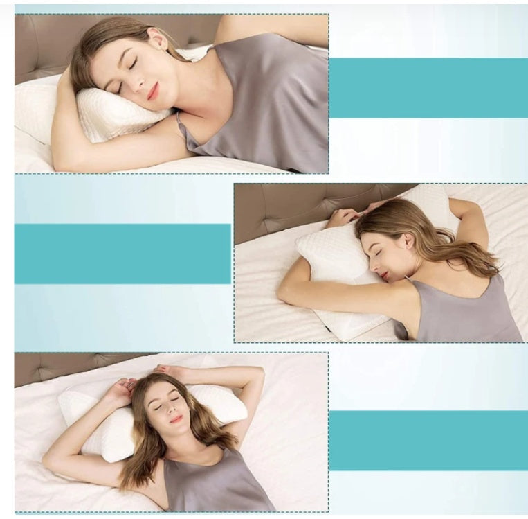 Premium Orthopedic Latex Neck Pillow for Ultimate Slow Rebound Comfort & Support
