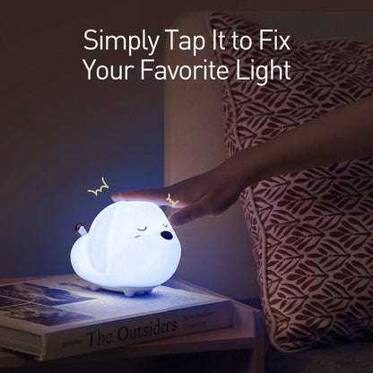 Baseus Love Cute Series LED Night Light: Adorable, Rechargeable, and Multi-Color Changing