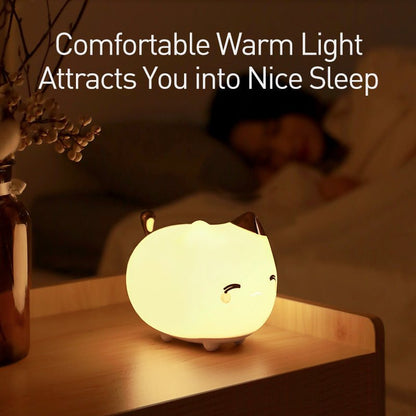 Baseus Love Cute Series LED Night Light: Adorable, Rechargeable, and Multi-Color Changing