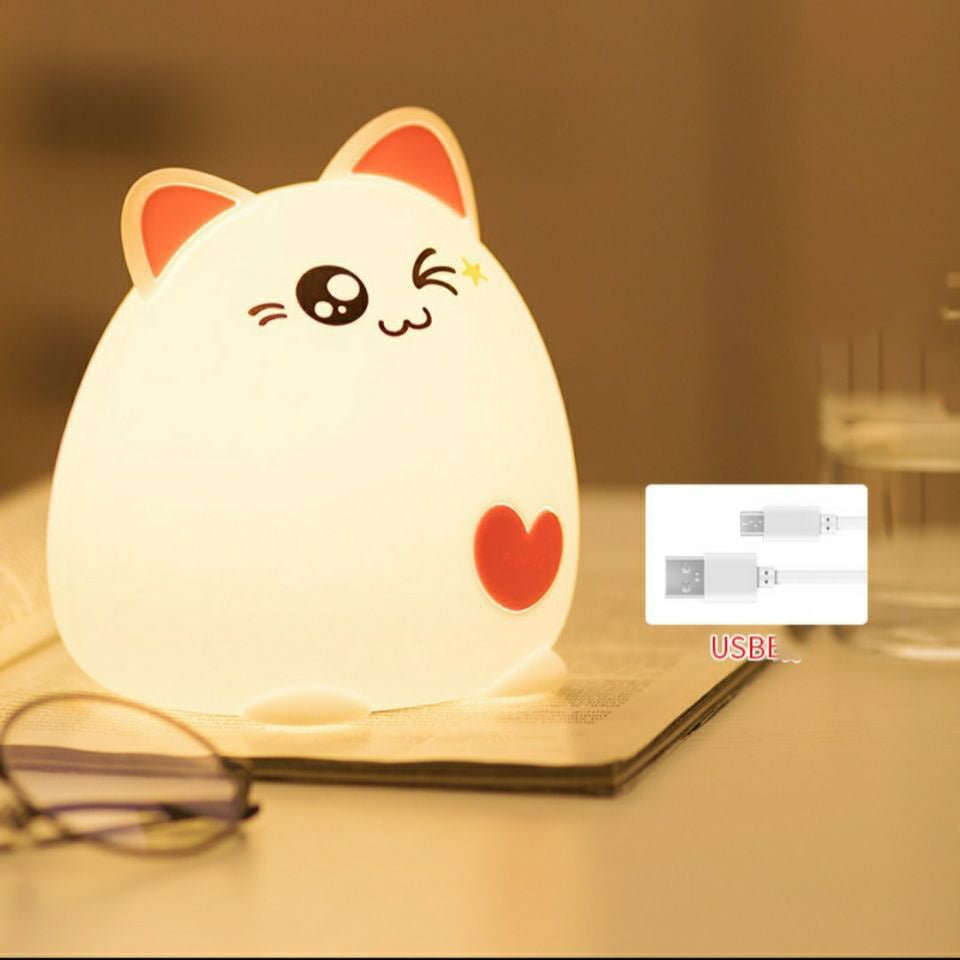 Gentle Glow LED Night Light: Touch Sensor, Eye Protection, Breastfeeding Friendly