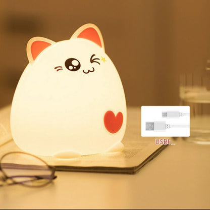 Gentle Glow LED Night Light: Touch Sensor, Eye Protection, Breastfeeding Friendly