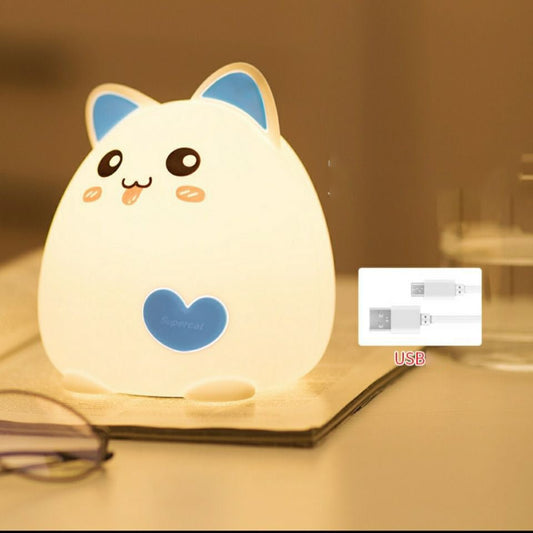 Gentle Glow LED Night Light: Touch Sensor, Eye Protection, Breastfeeding Friendly