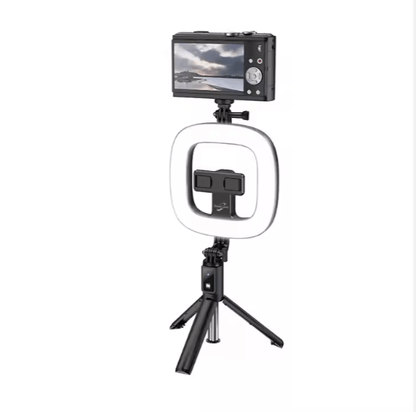 Hoco LV03 Portable Live Streaming Stand with Adjustable Ring Light and Remote