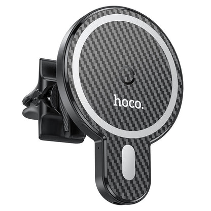 Hoco Magnetic Wireless Car Holder CA85: Fast Charging, Secure Mount for iPhone Series