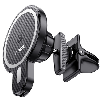 Hoco Magnetic Wireless Car Holder CA85: Fast Charging, Secure Mount for iPhone Series