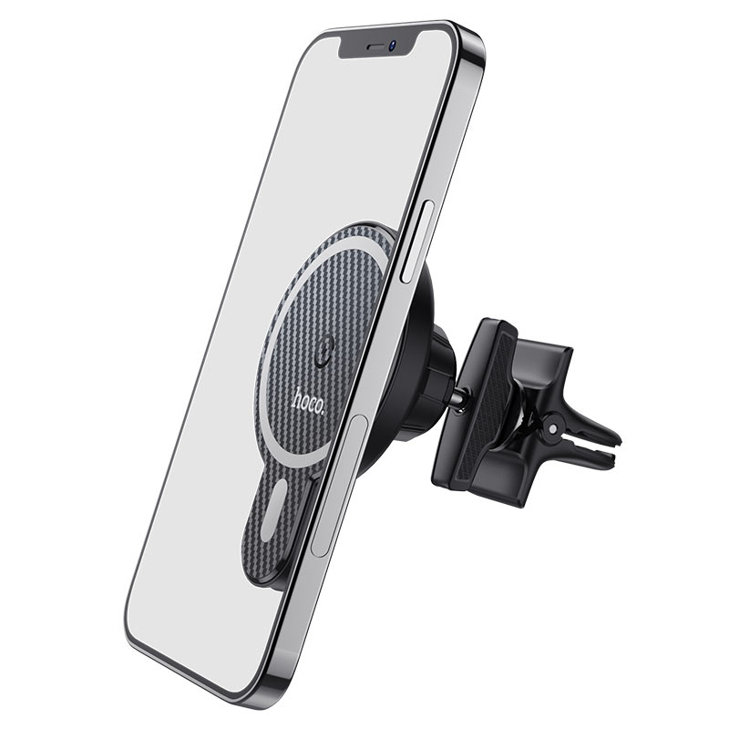 Hoco Magnetic Wireless Car Holder CA85: Fast Charging, Secure Mount for iPhone Series