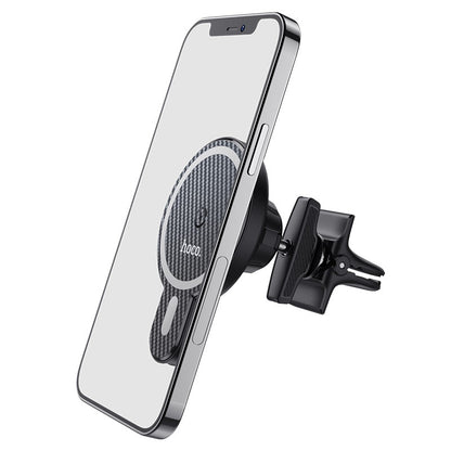 Hoco Magnetic Wireless Car Holder CA85: Fast Charging, Secure Mount for iPhone Series