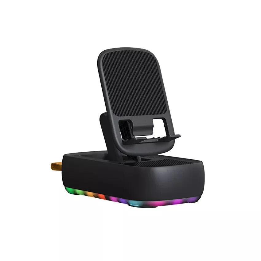 F15 Wireless Bluetooth Speaker Mobile Holder: Portable 2-in-1 Phone Stand & Speaker